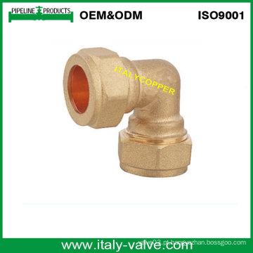 OEM &amp; ODM Qualidade Brass Forjado Compressão Equal Cotovelo (AV7008)